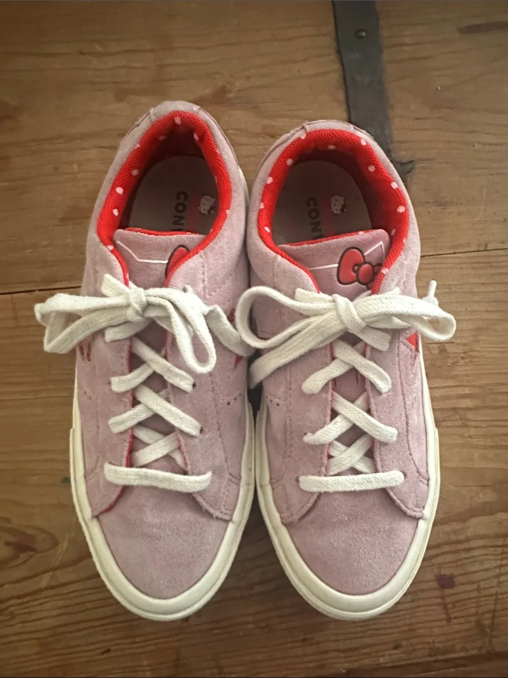 Girls Converse Hello Kitty Sneakers
